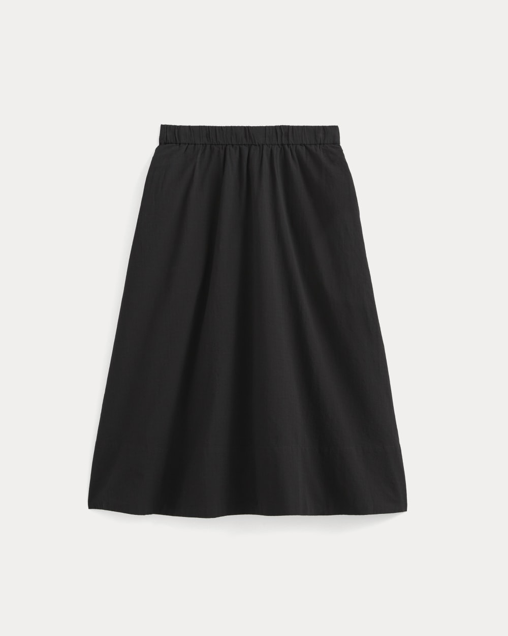 The Gauze Tiered Skirt in Black — alternate view