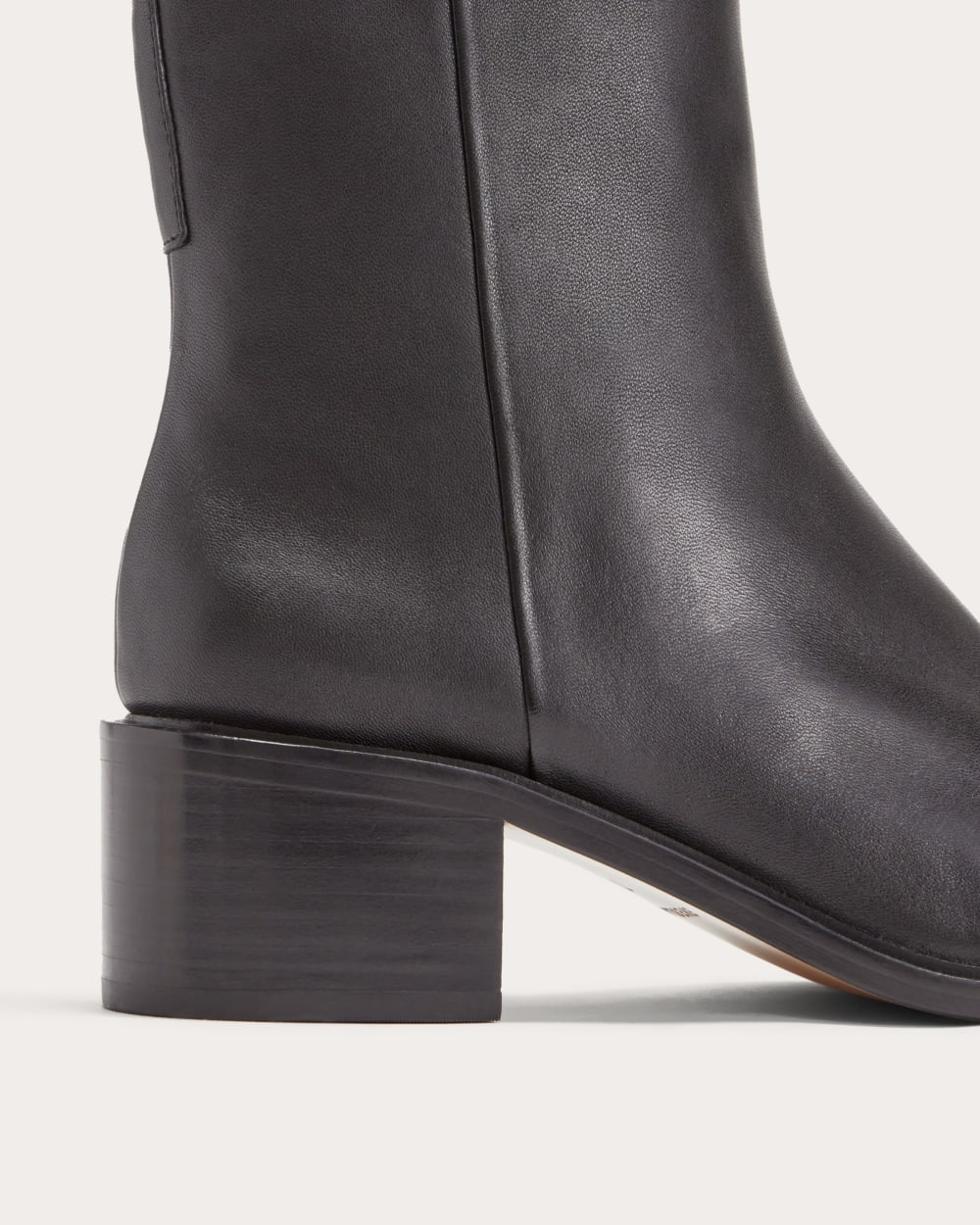 The City Boot in Black — detail view