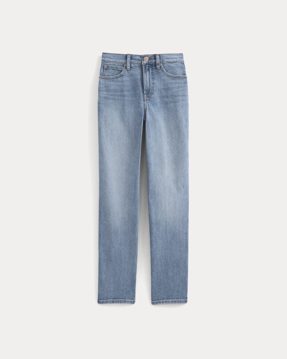 High-Rise Cigarette Jean in Medium Blue — alternate view