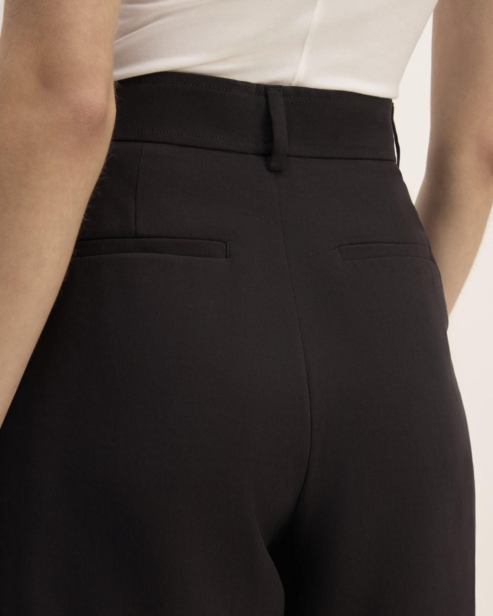 The Way-High® Drape Short in Black — detail view