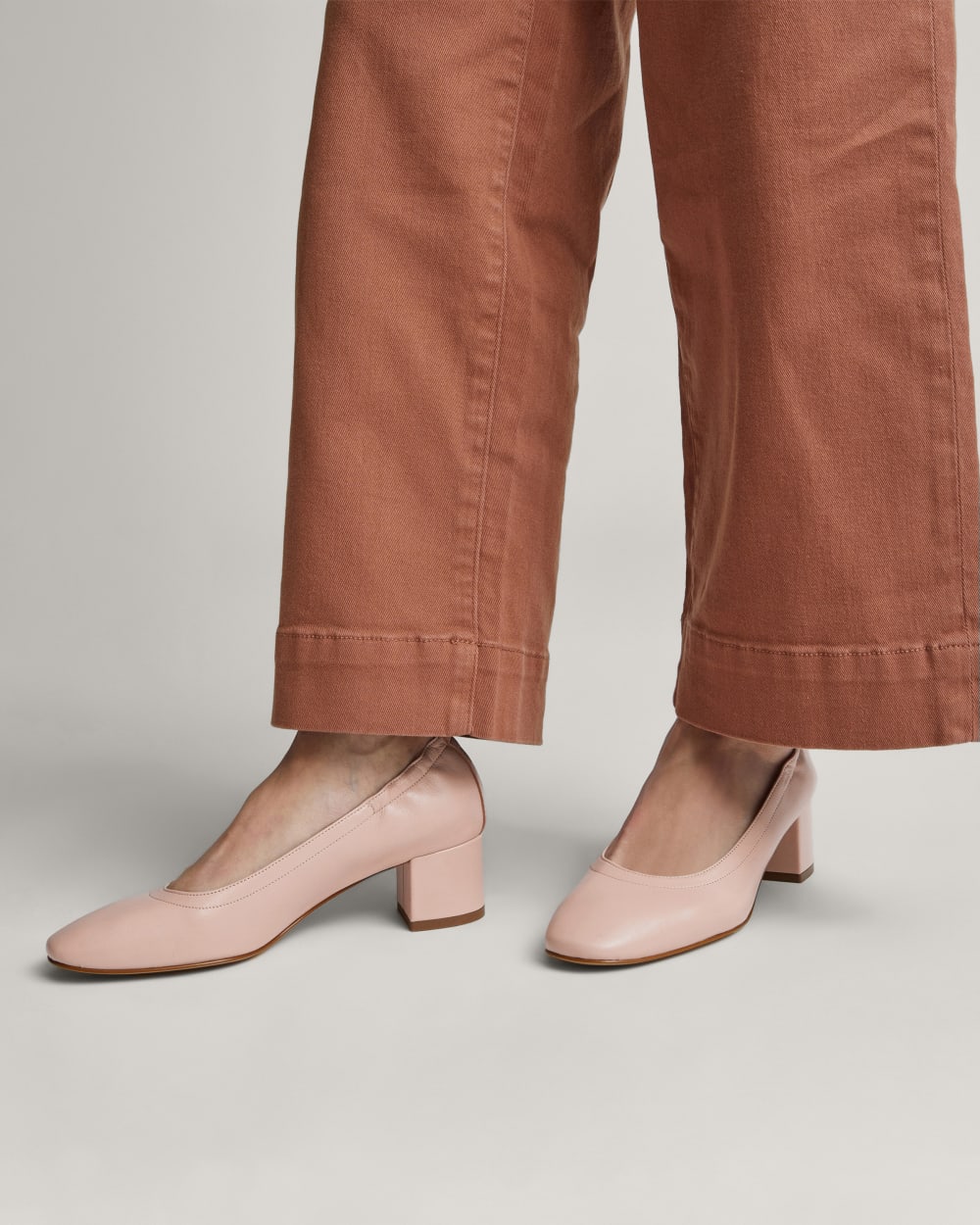 The Day Heel in Narrow Fit in Pale Pink — alternate view