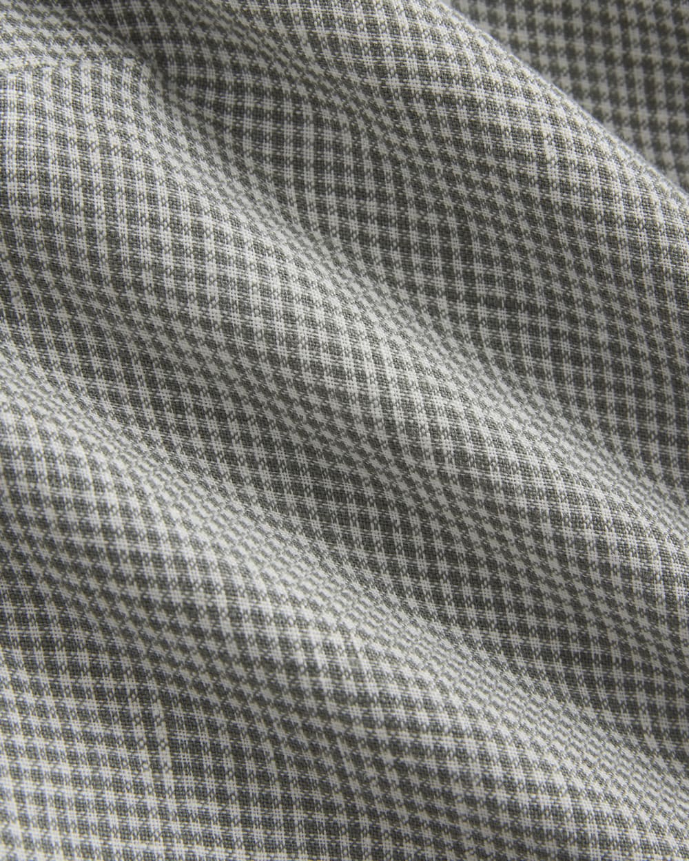 The Linen High-Neck Tank in Agave Green — detail view