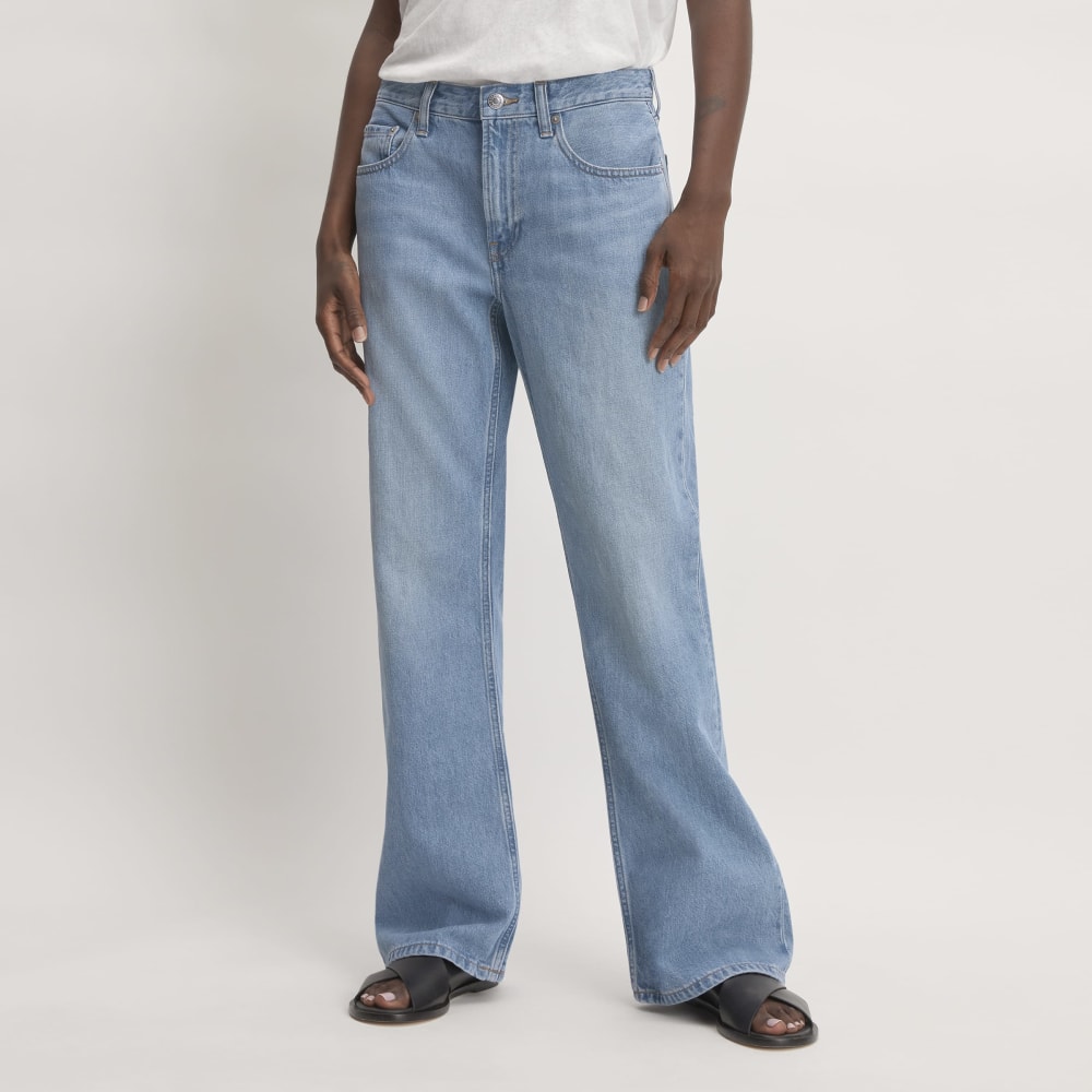 The Slouch Bootcut Jean in Sunkissed Breeze — detail view