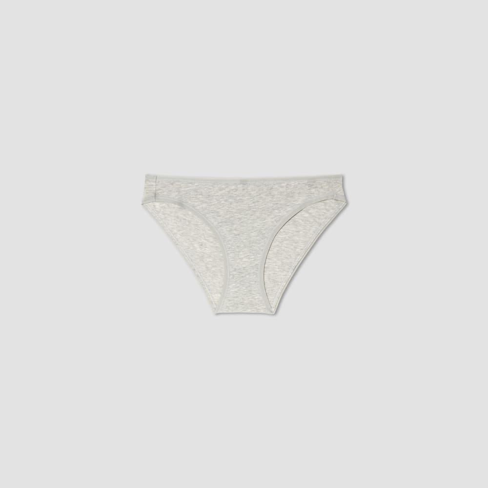 The Cotton Bikini in Heathered Grey — alternate view