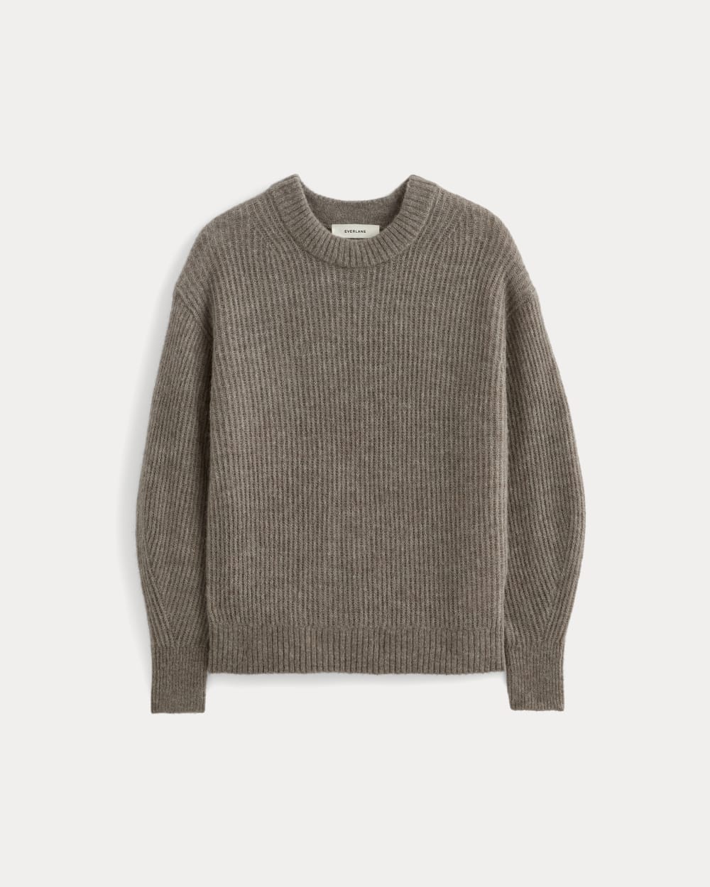 The Cocoon Crew in Alpaca in Taupe Melange — alternate view