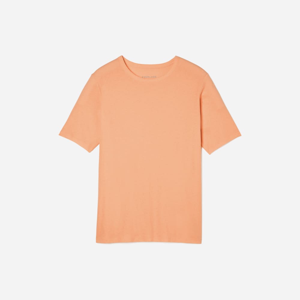 The Air Tee in Orange Chiffon — front view