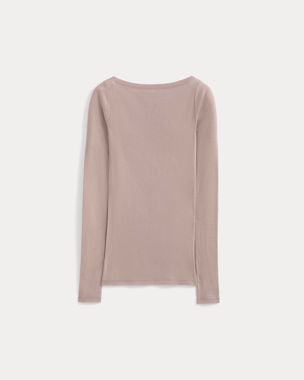 Tissue Boatneck Top in Dusty Rose — alternate view