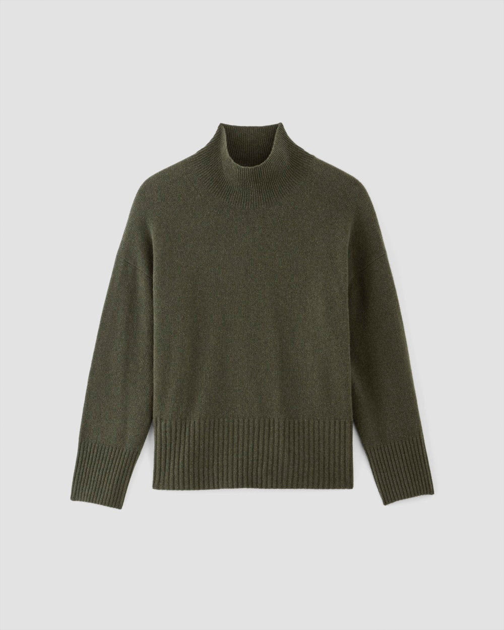 The Cashmere Oversized Turtleneck in Kambaba — alternate view