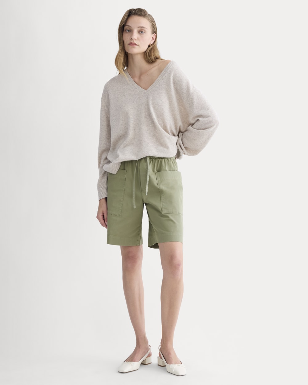 The Easy Cargo Short in Sagebrush — front view