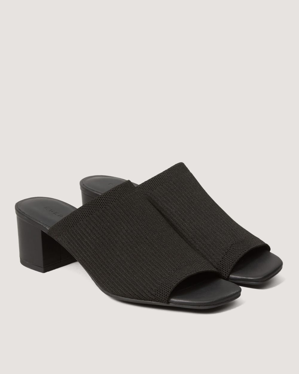 The Glove Mule in ReKnit in Black — detail view