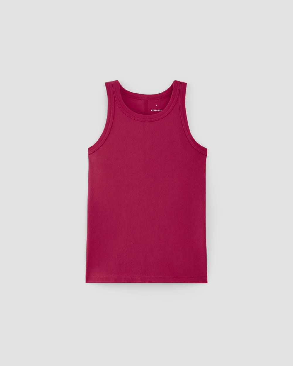 The Tank in Essential Cotton in Red Currant — alternate view