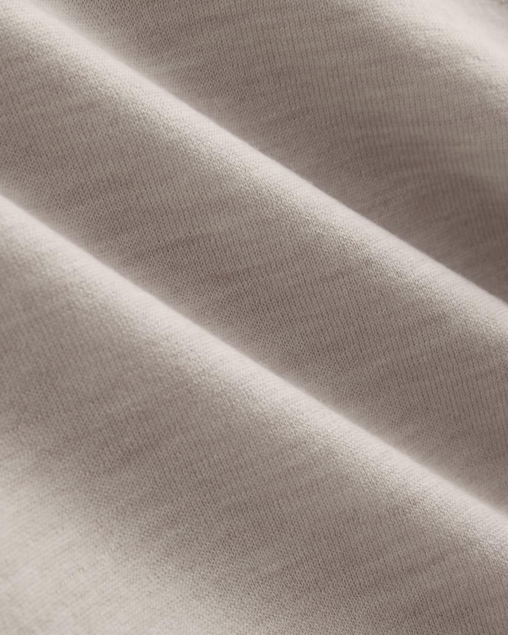 Raglan Sweater in Ultrasoft Merino in Heathered Oat — detail view