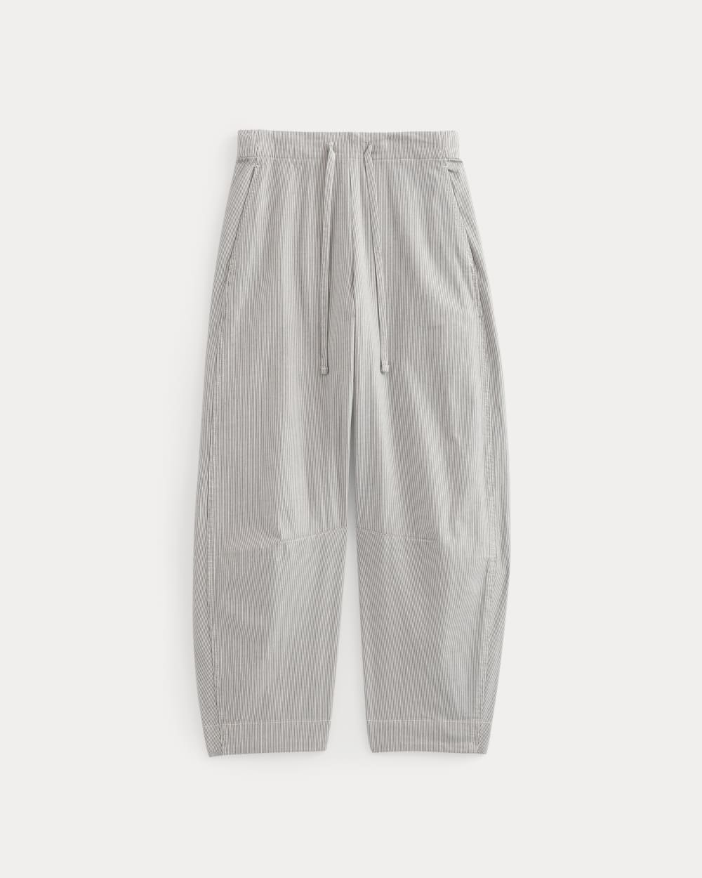 The Easy Barrel Pant in Canvas Tan / Navy — alternate view