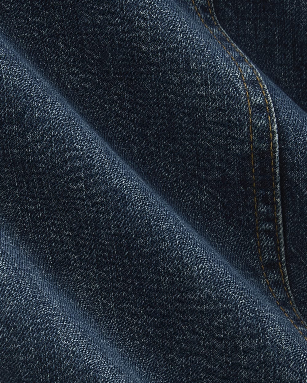The Carpenter Jean in Mid Indigo — detail view