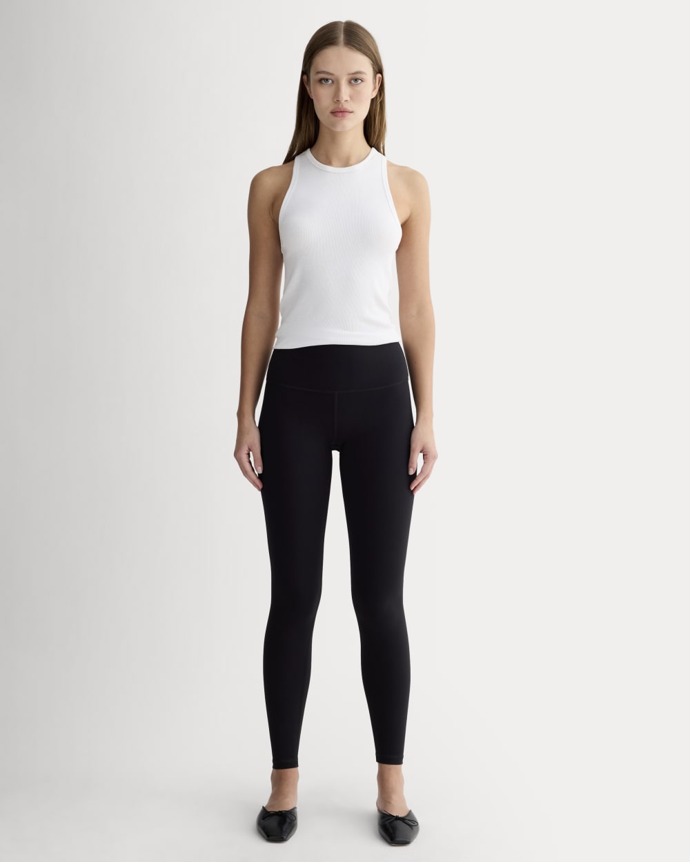 The Perform 24/7 Legging in Black — front view
