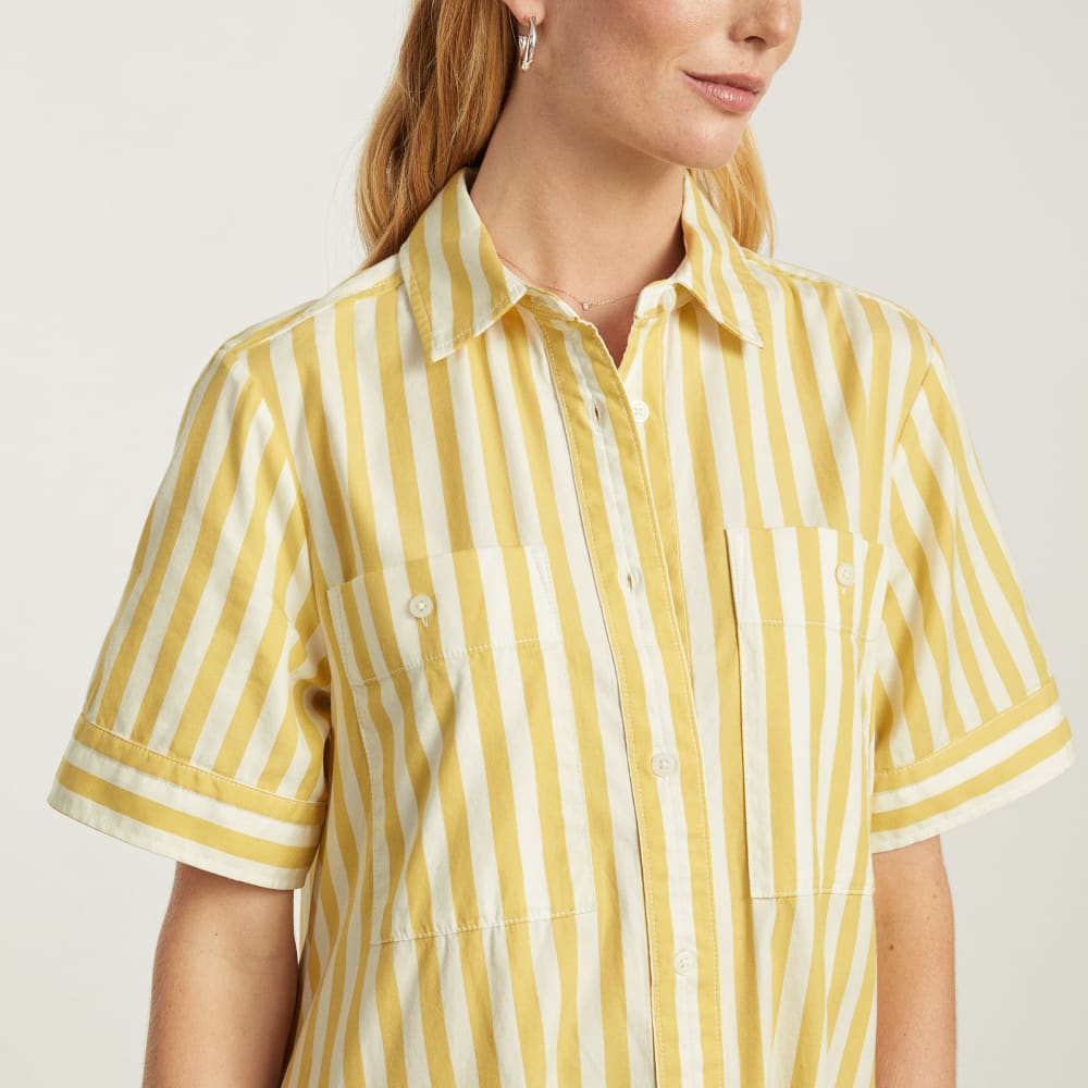 The Daytripper Dress in Cream Gold / Canvas — alternate view