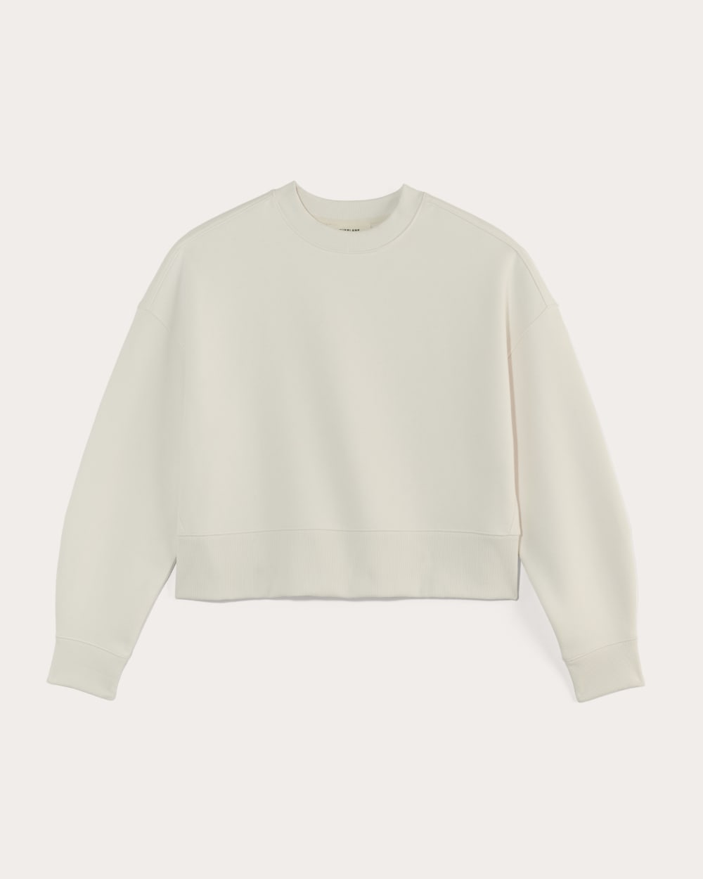 Luxe Fleece Sweatshirt in Bone — alternate view