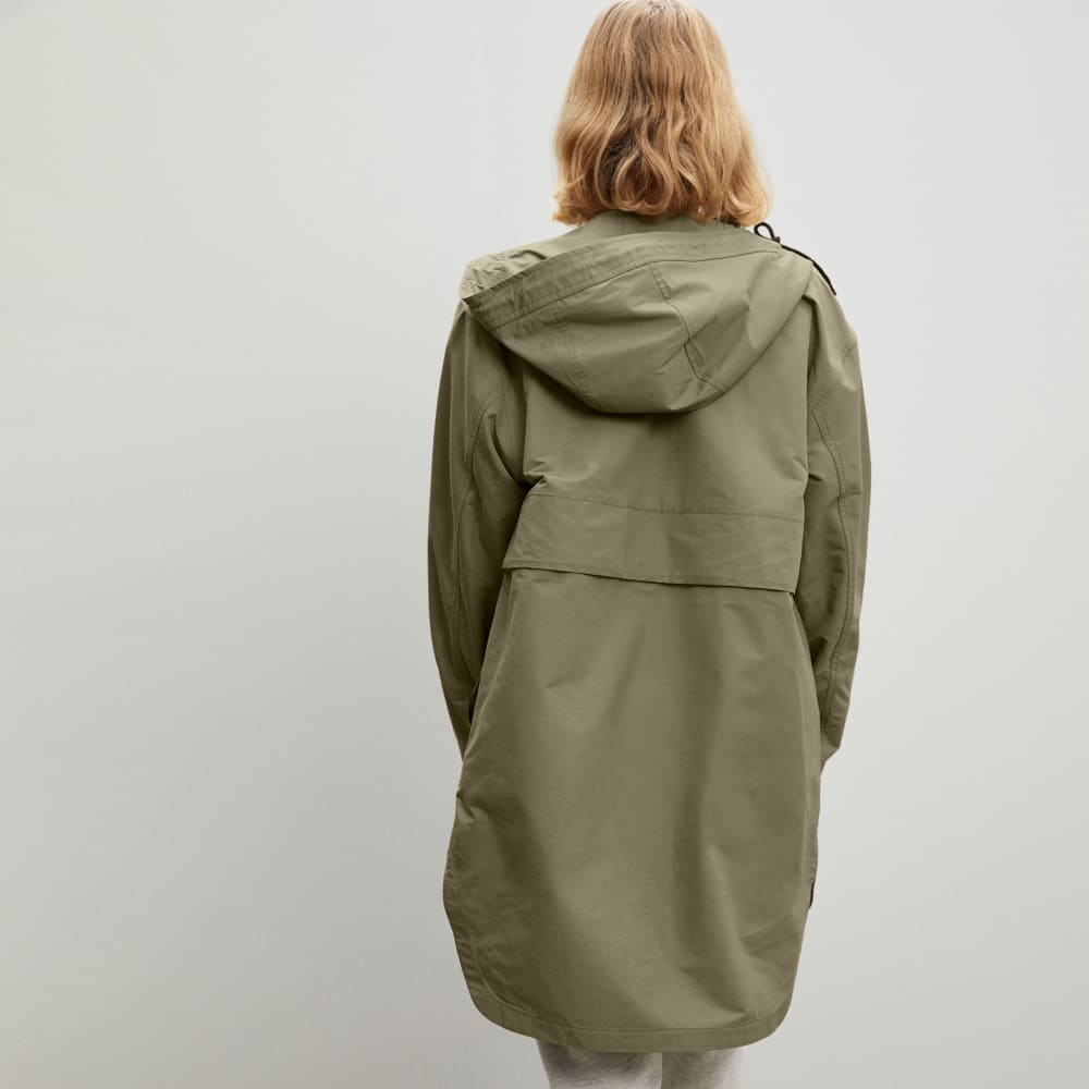 The Anorak in Bay Leaf — detail view