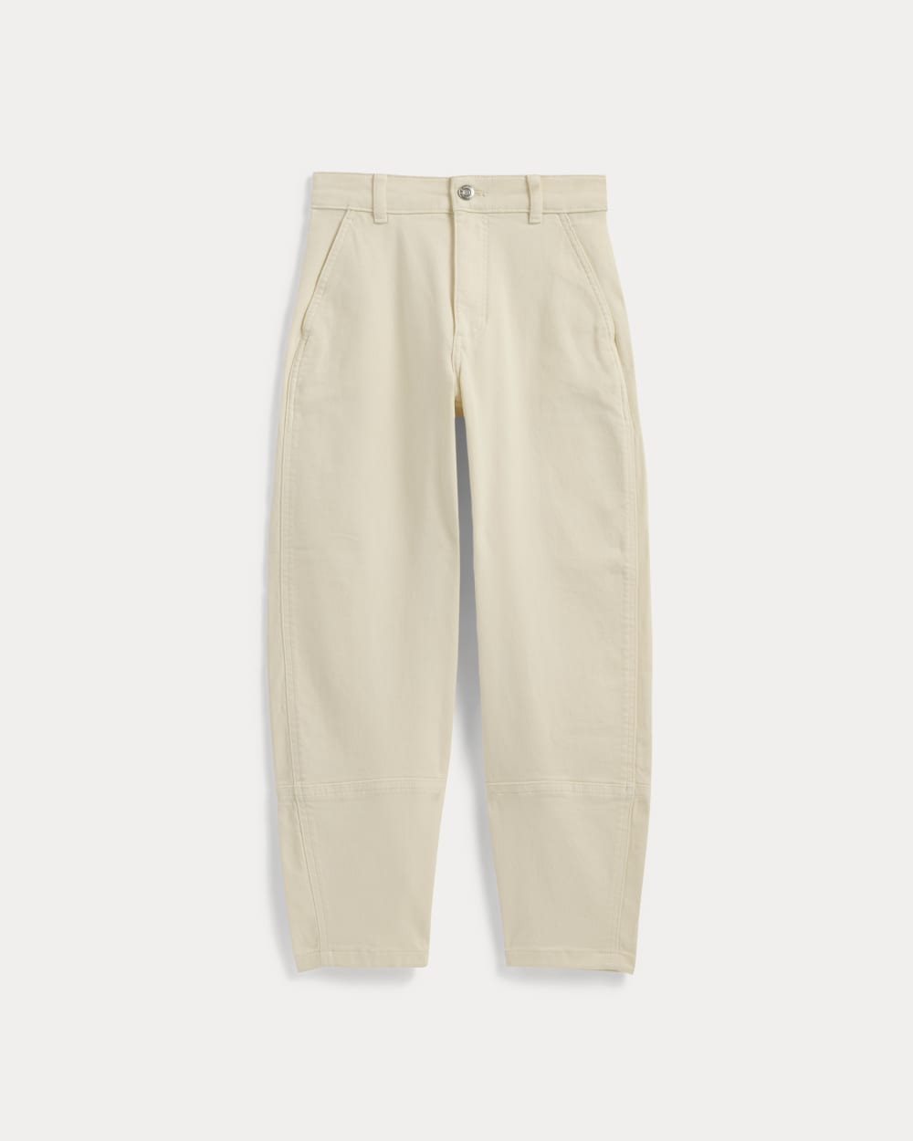 The Utility Barrel Pant in Bone — alternate view