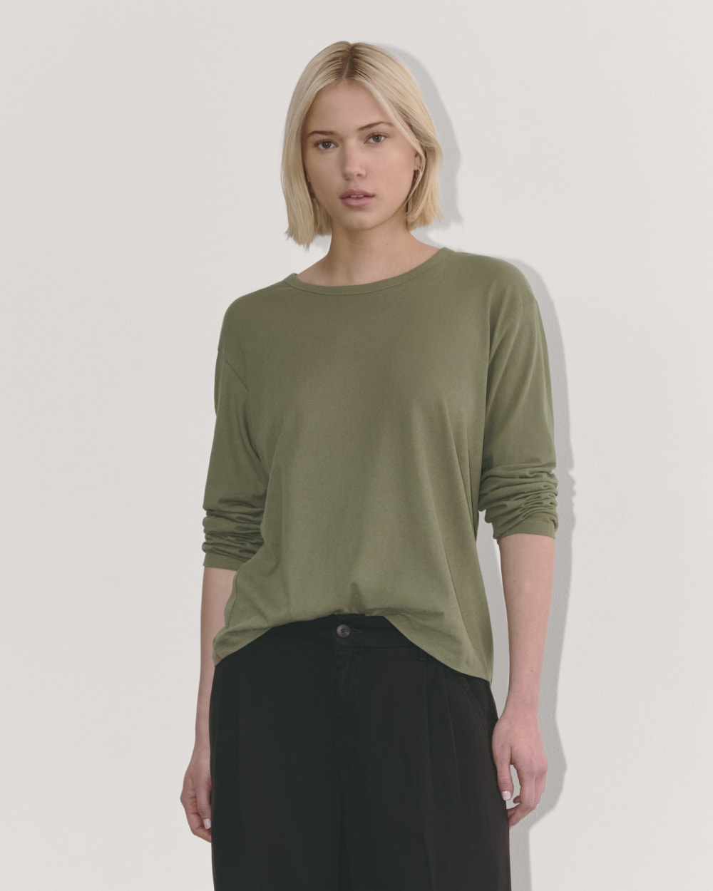 The Air Long-Sleeve Tee in Kalamata — front view