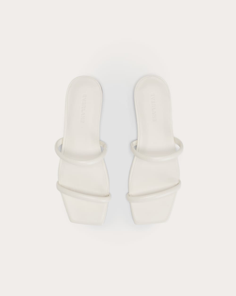 The Double Strap Sandal in Canvas — detail view