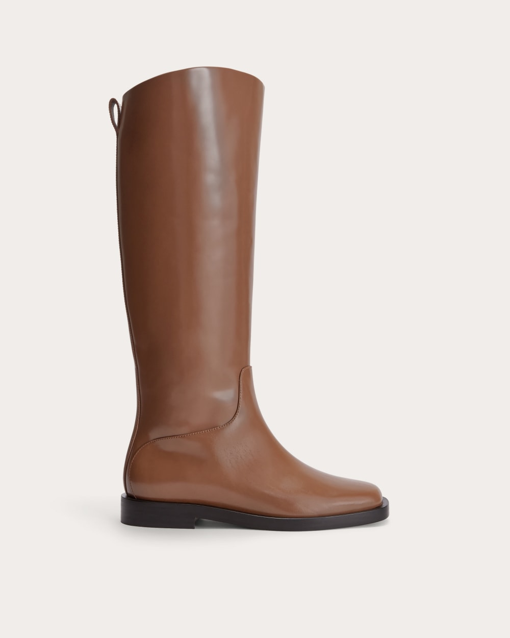 The Riding Boot in Rum — front view