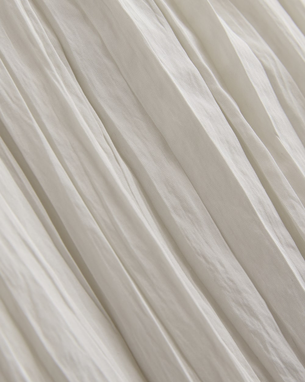 Crinkle Trapeze Tank in Birch — detail view