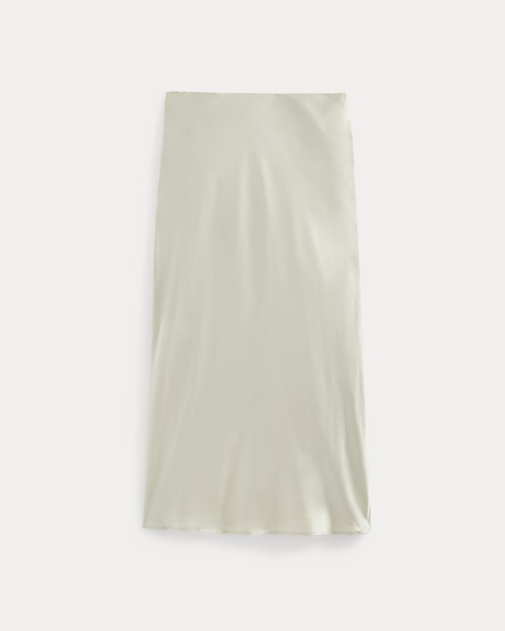 Slip Skirt in Silk Charmeuse in Peyote — alternate view