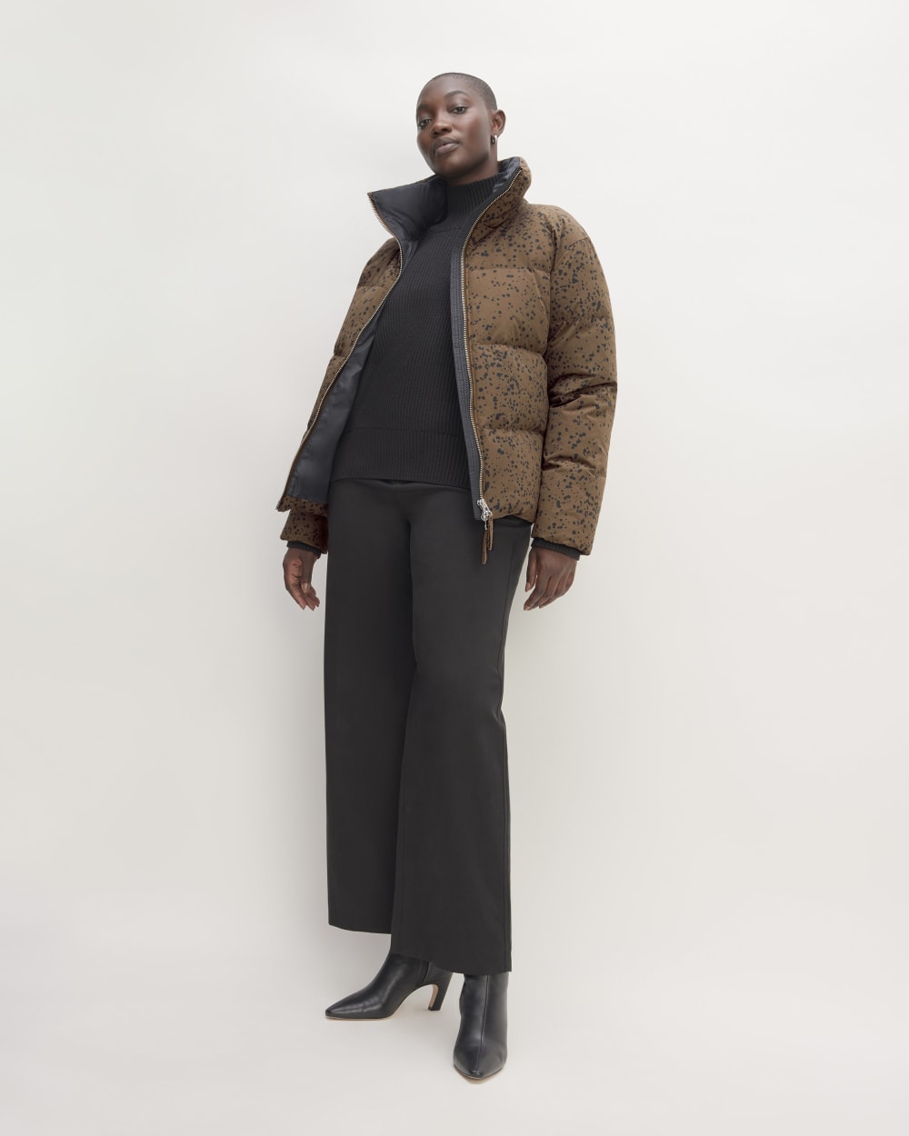 The Puffer Bomber in Cocoa Moonsplatter — detail view