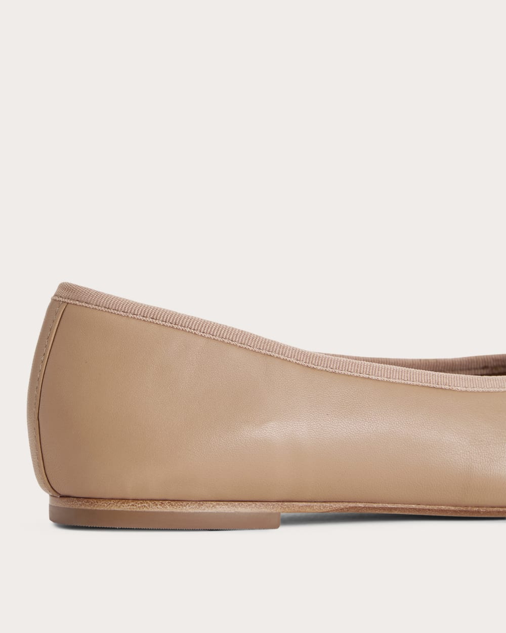 The Day Ballet Flat in Blush Tan — detail view