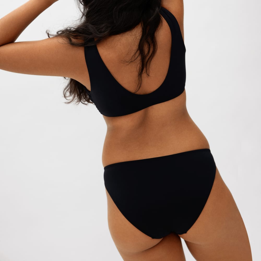 The Bikini Bottom in Black — detail view