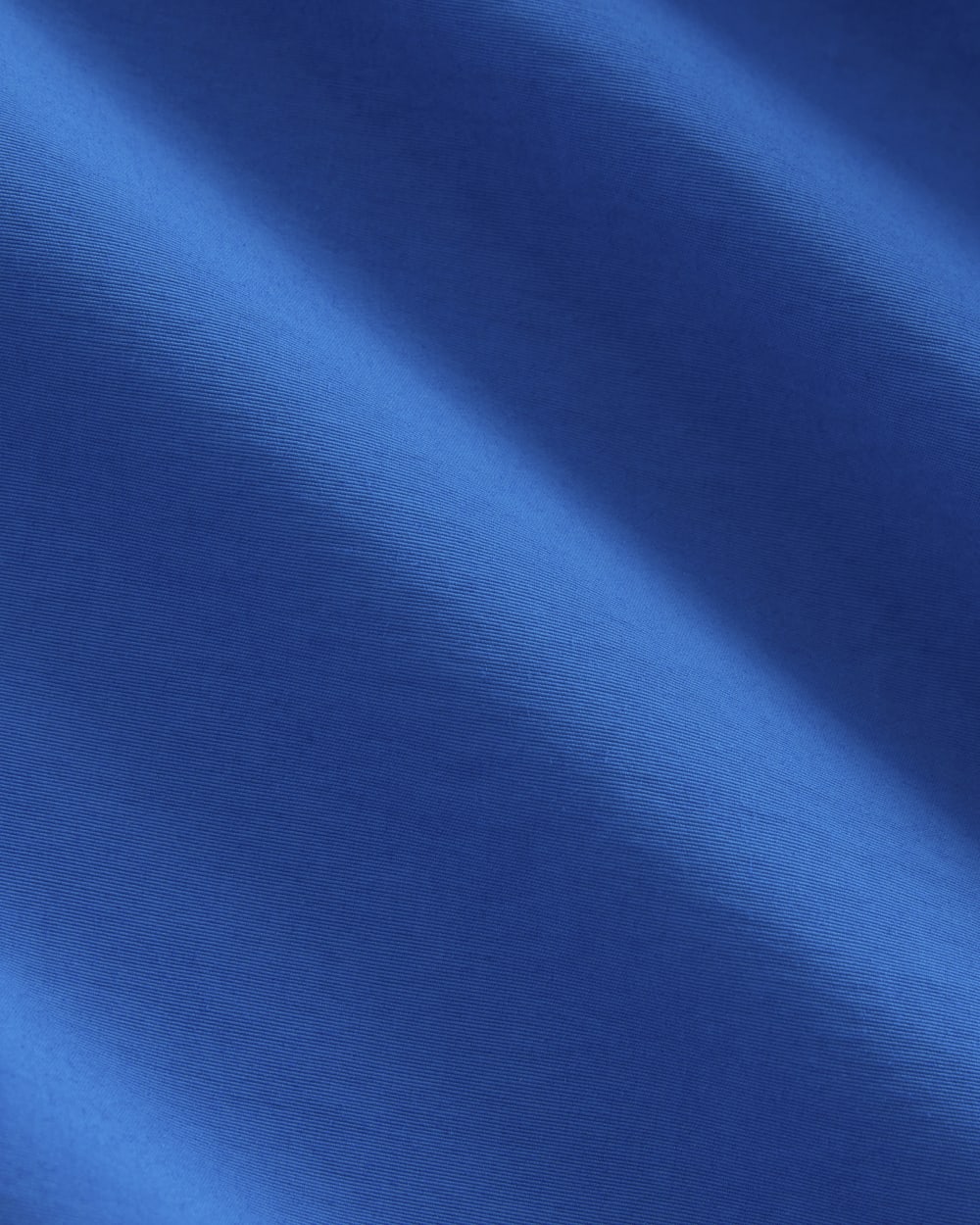 The Short Anorak in Imperial Blue — detail view