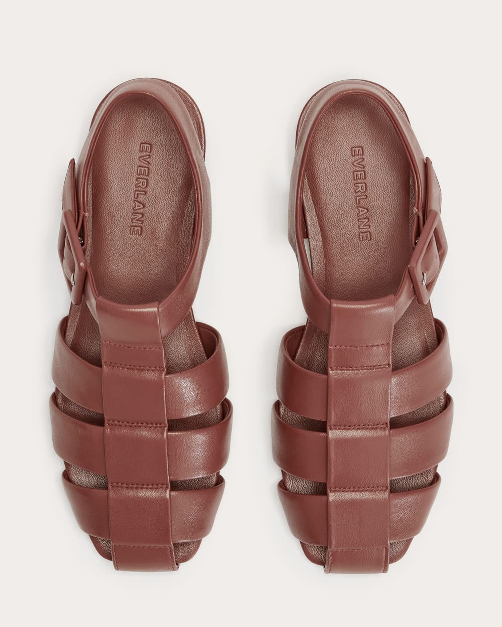 The Day Fisherman Sandal in Rum — detail view