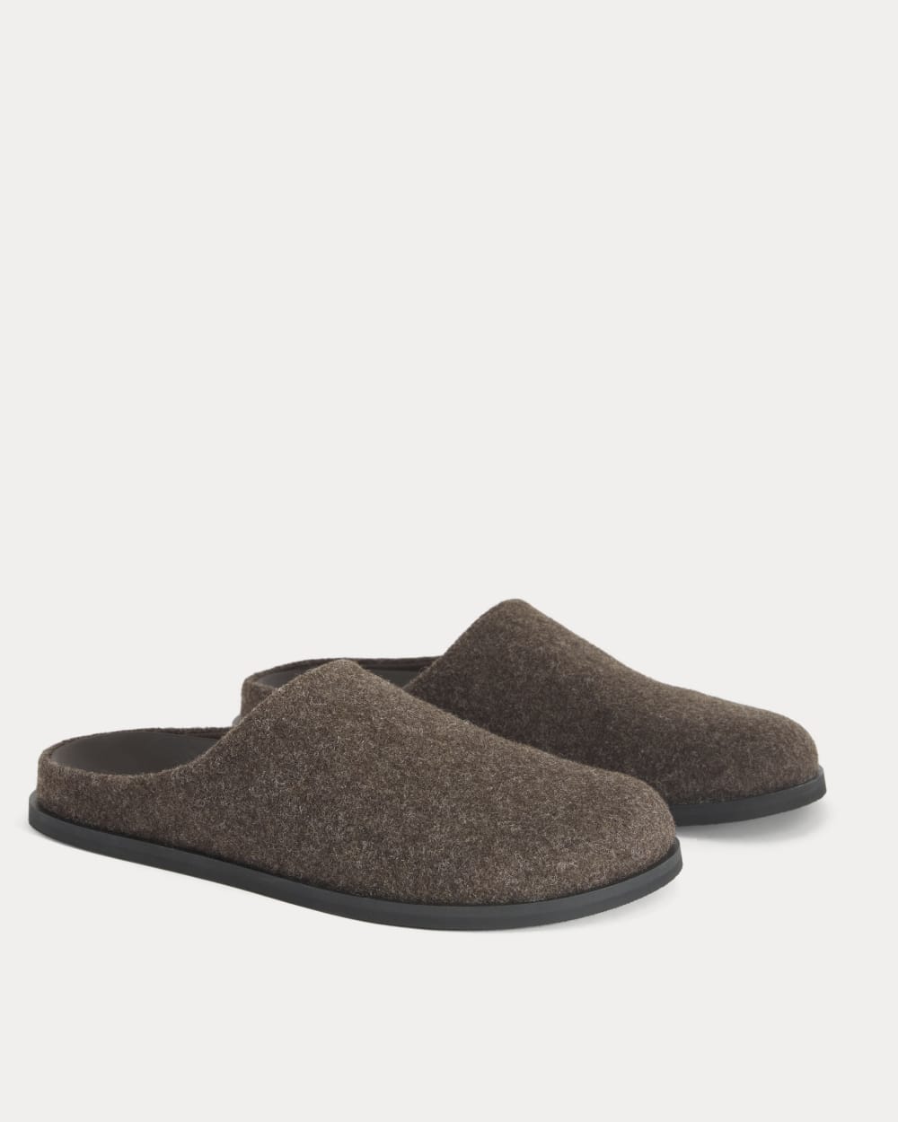 Wool Clog in Cocoa — alternate view