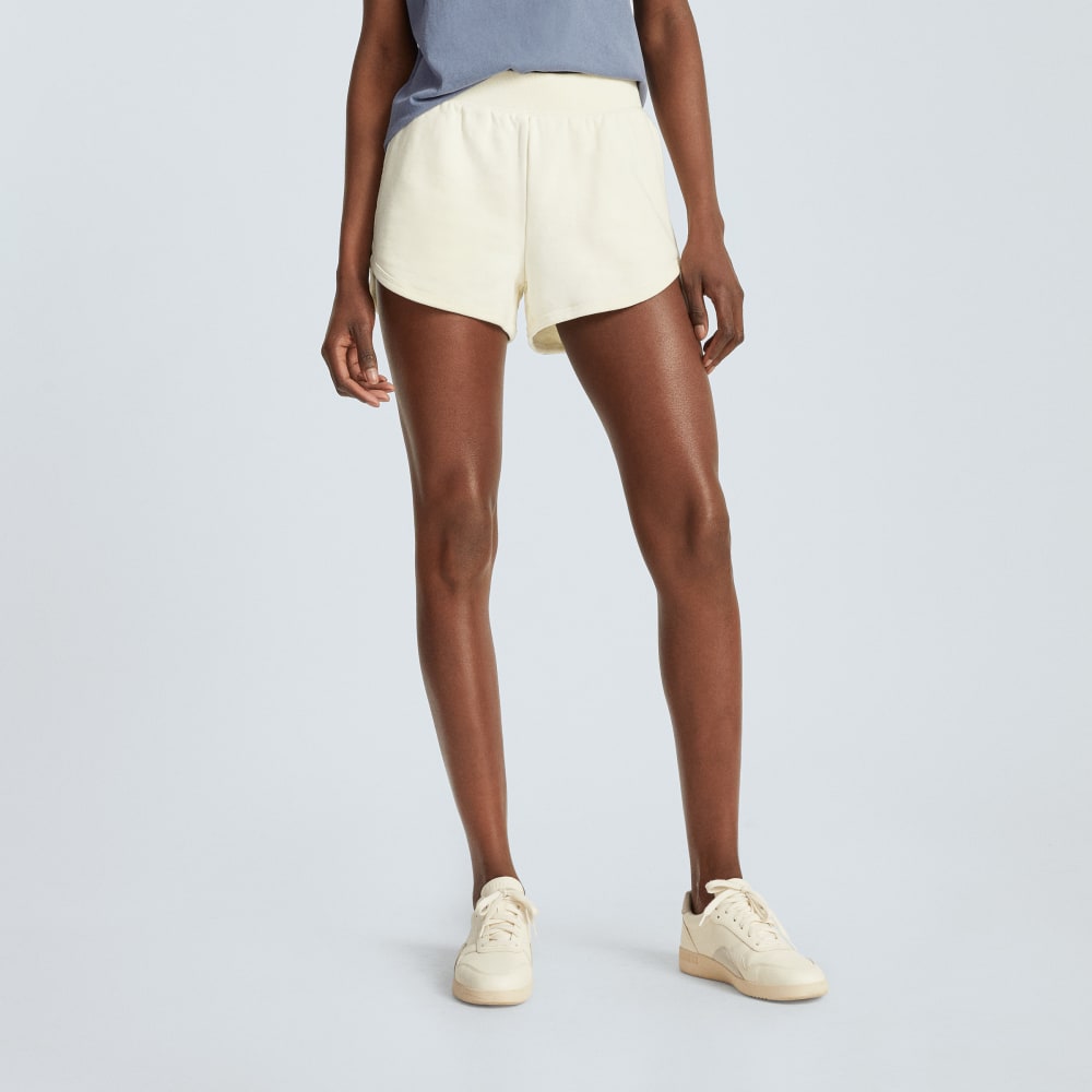 The Track Sweatshort in Canvas — alternate view