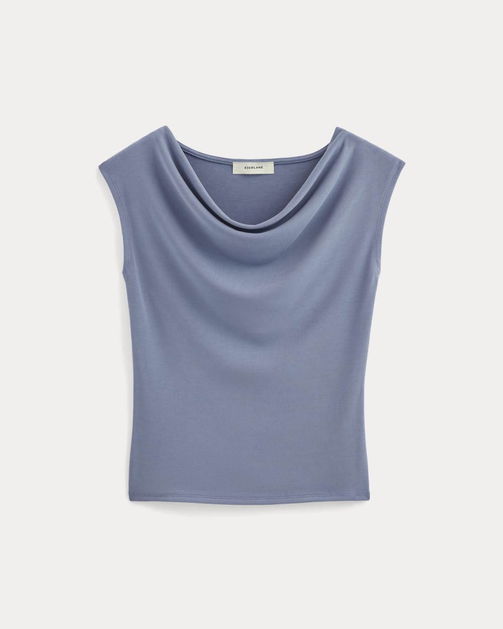 The Draped Top in Butterknit in Blue Dusk — alternate view