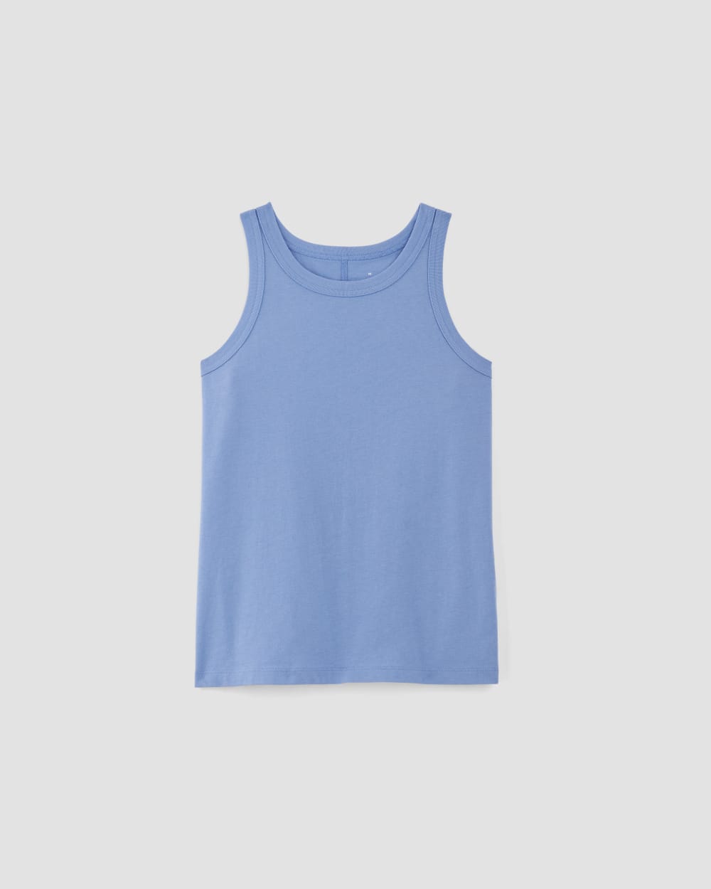 The Tank in Essential Cotton in Blue Opal — alternate view