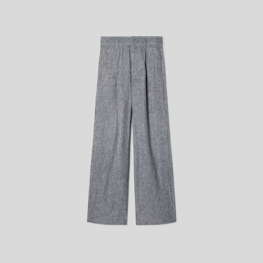 The Linen Way-High® Drape Pant in Canvas Tan / Navy — alternate view