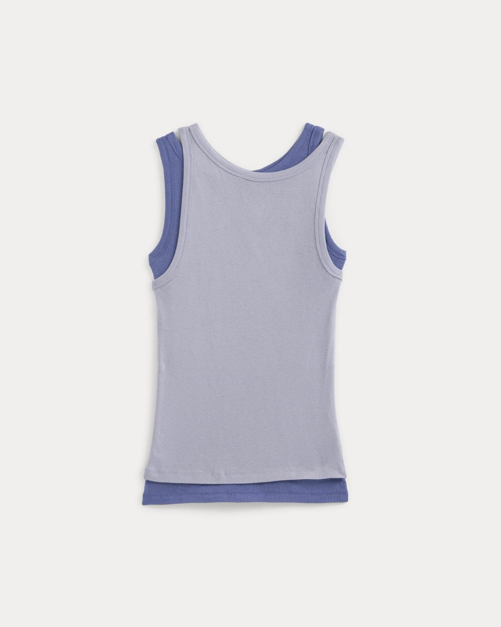 Tissue Layered Tank in Aleutian/Velvet Morning — alternate view