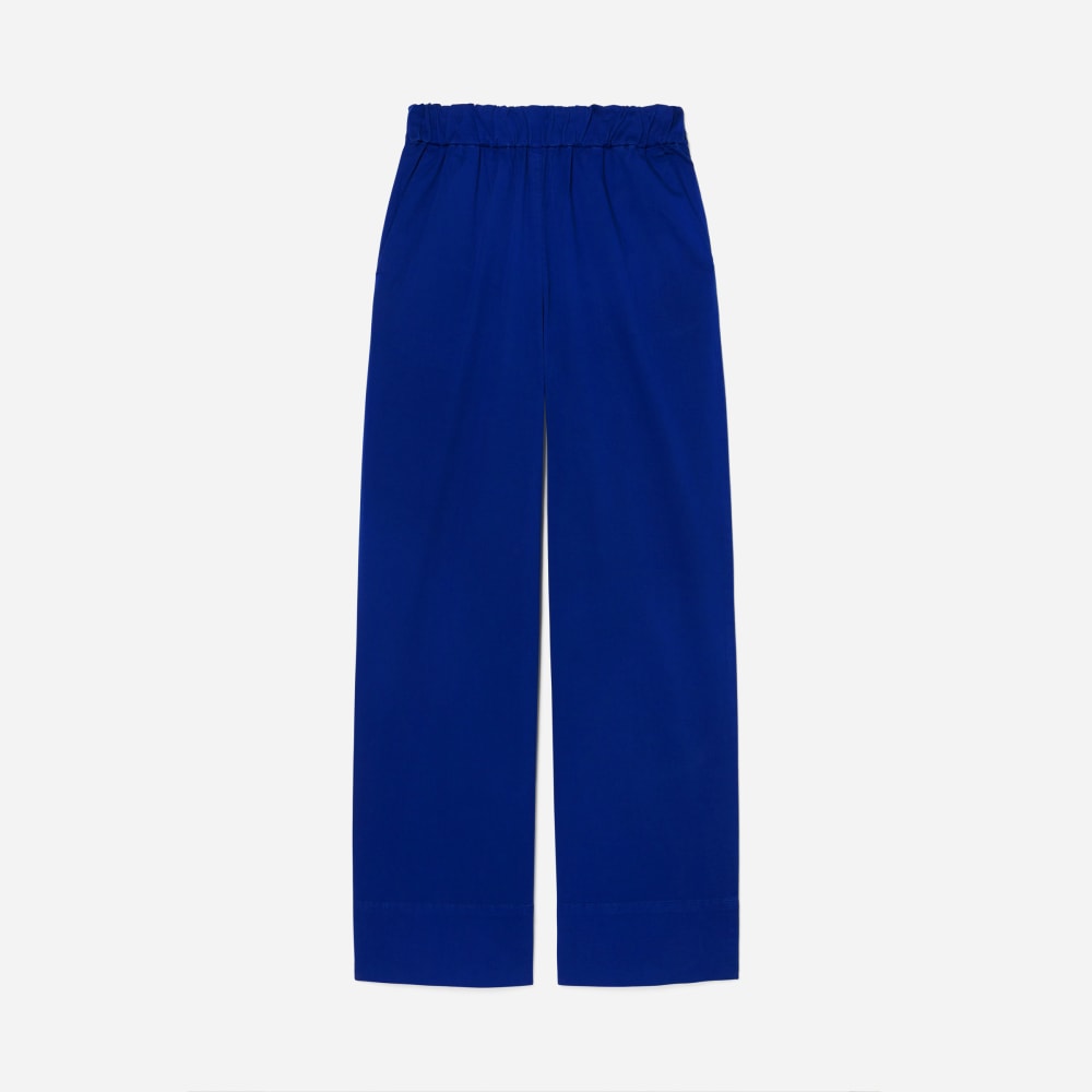 The Easy Pant in Cobalt — front view