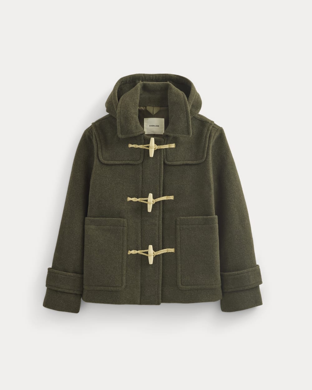 The ReWool Duffle Coat in Heather Beech — alternate view