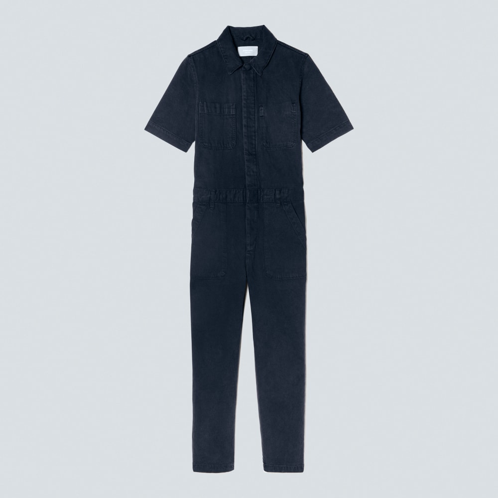 The Supersoft Jean Coverall in Ink Wash — alternate view