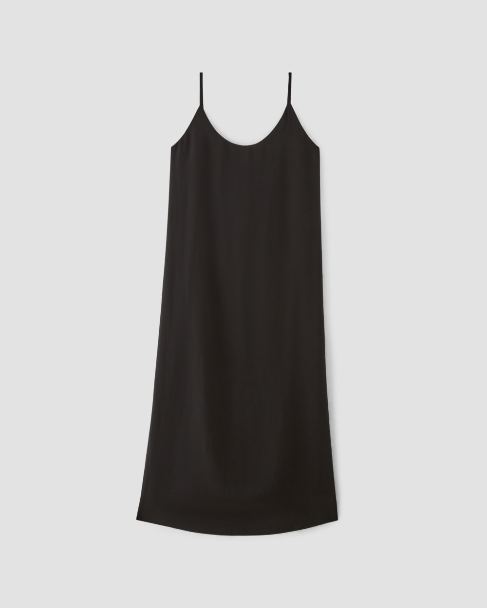 The Summer Slip Dress in Black — alternate view