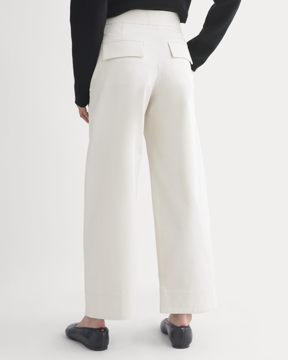 Seamed Balloon Pant in Birch — detail view