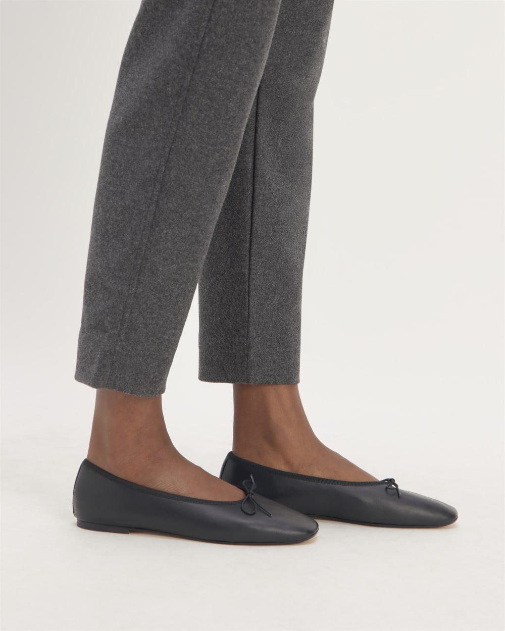 The Day Ballet Flat in Black — alternate view