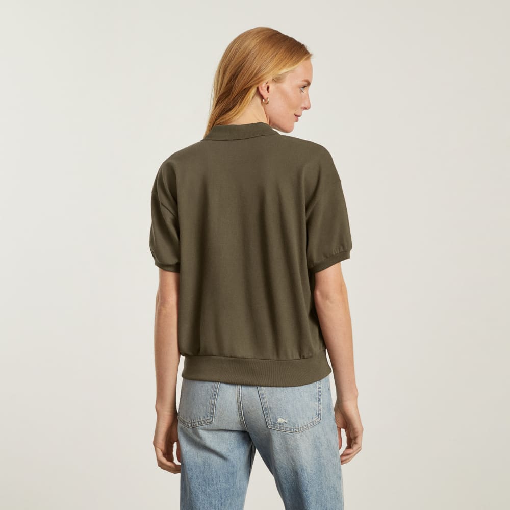 The Oversized Polo in Beech — detail view