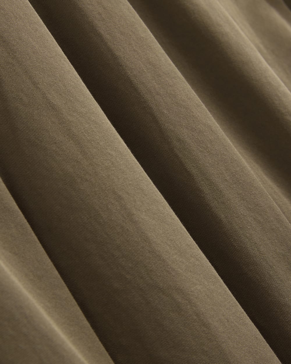 Utility Pleated Mini Skirt in Olive — detail view