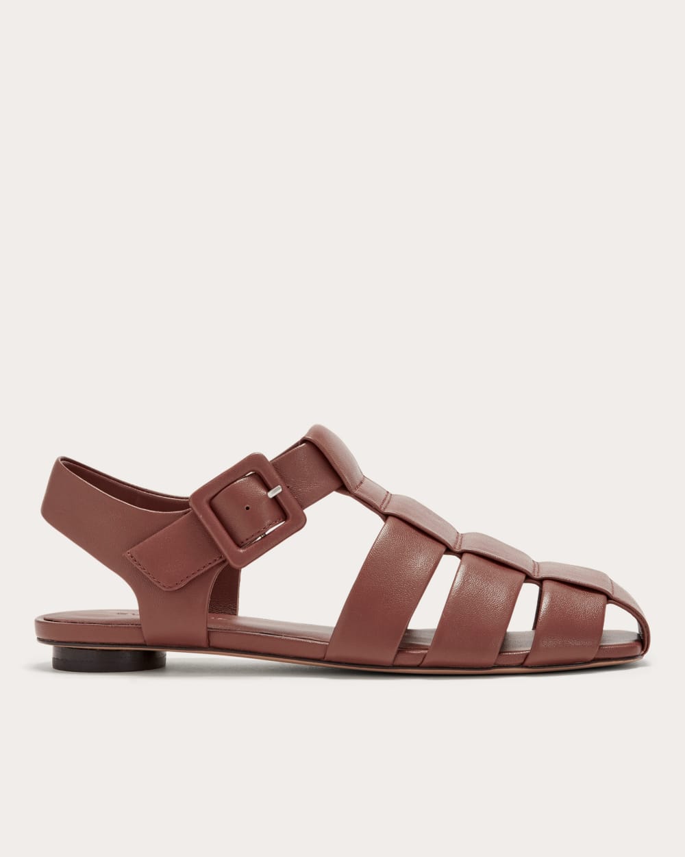 The Day Fisherman Sandal in Rum — front view