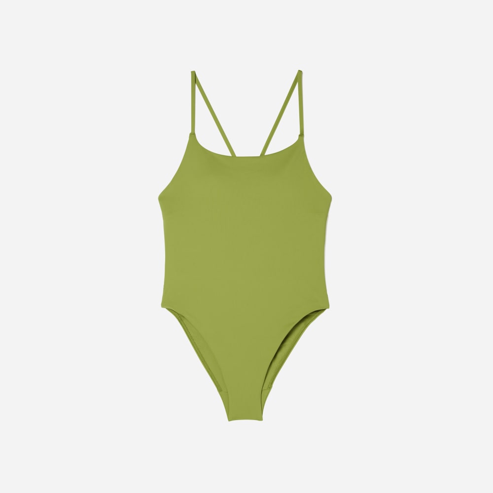 The String One-Piece in Pepper — front view