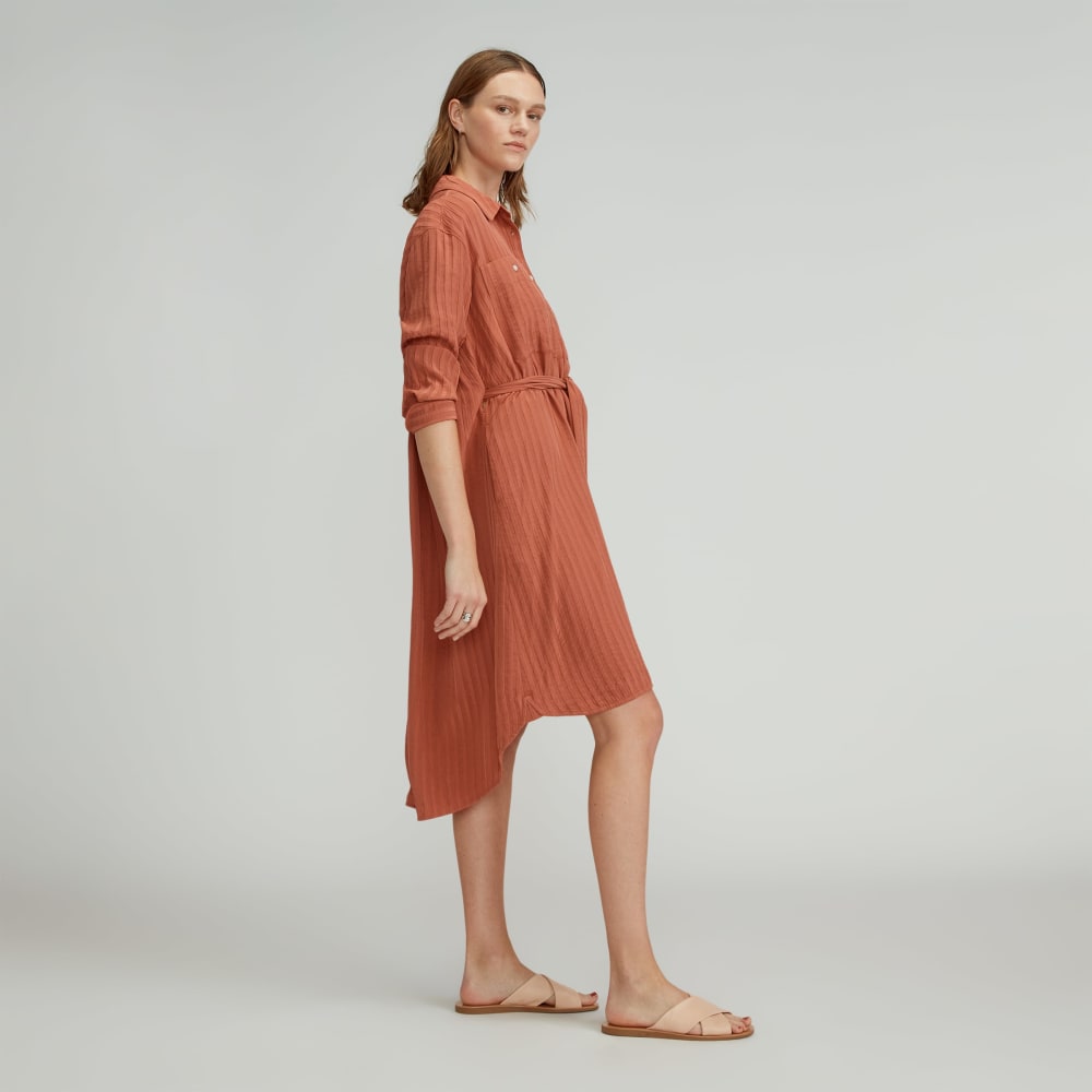The Day Crossover Sandal in Pale Pink — detail view